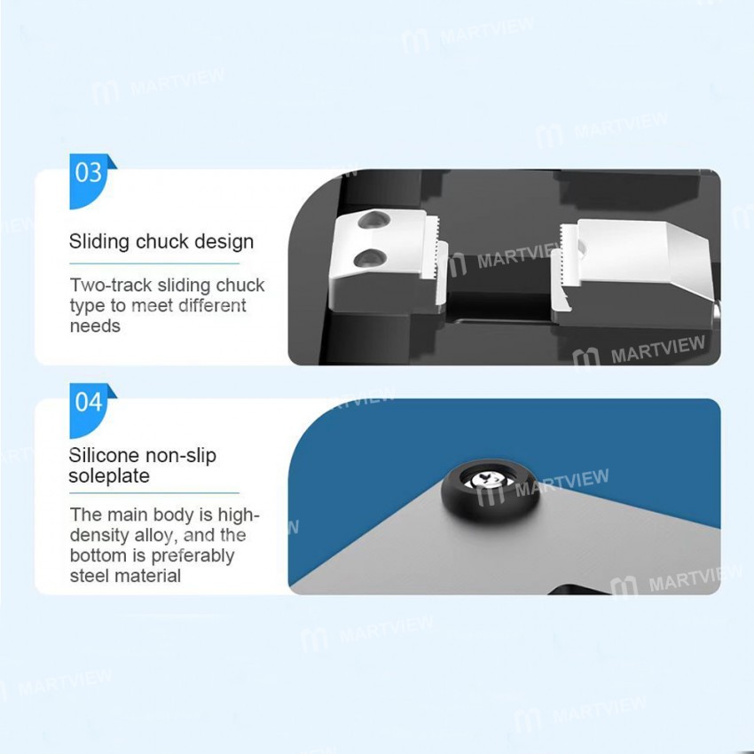 Aixun FT12 3D Anti-skid Multi-Function Dual-Axis 3-Position Repair Fixture for Phone Motherboard