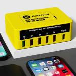 kailiwei klw-818-6-port-intelligent-pdqc-30-usb-quick-charger-with-led-display-5