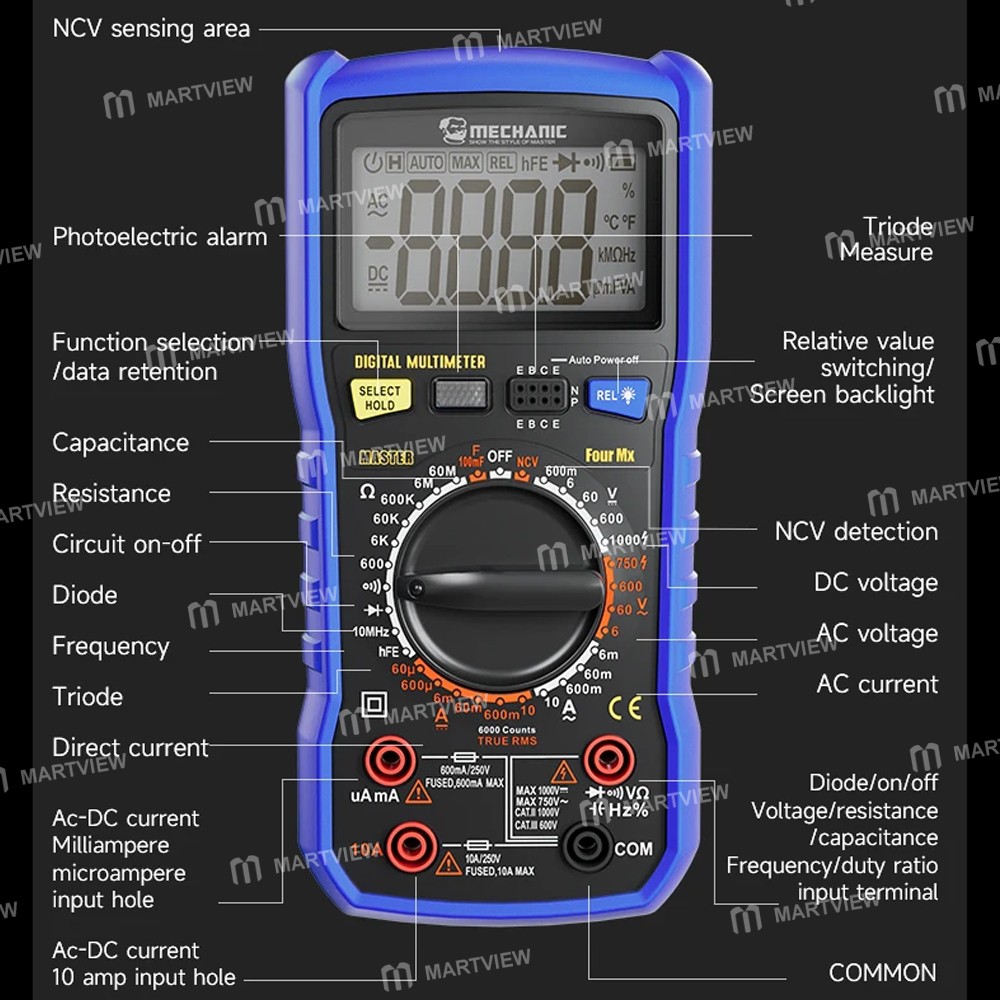 mechanic four-mx-four-digit-intelligent-anti-burning-auto-range-ac-dc-multimeter-9