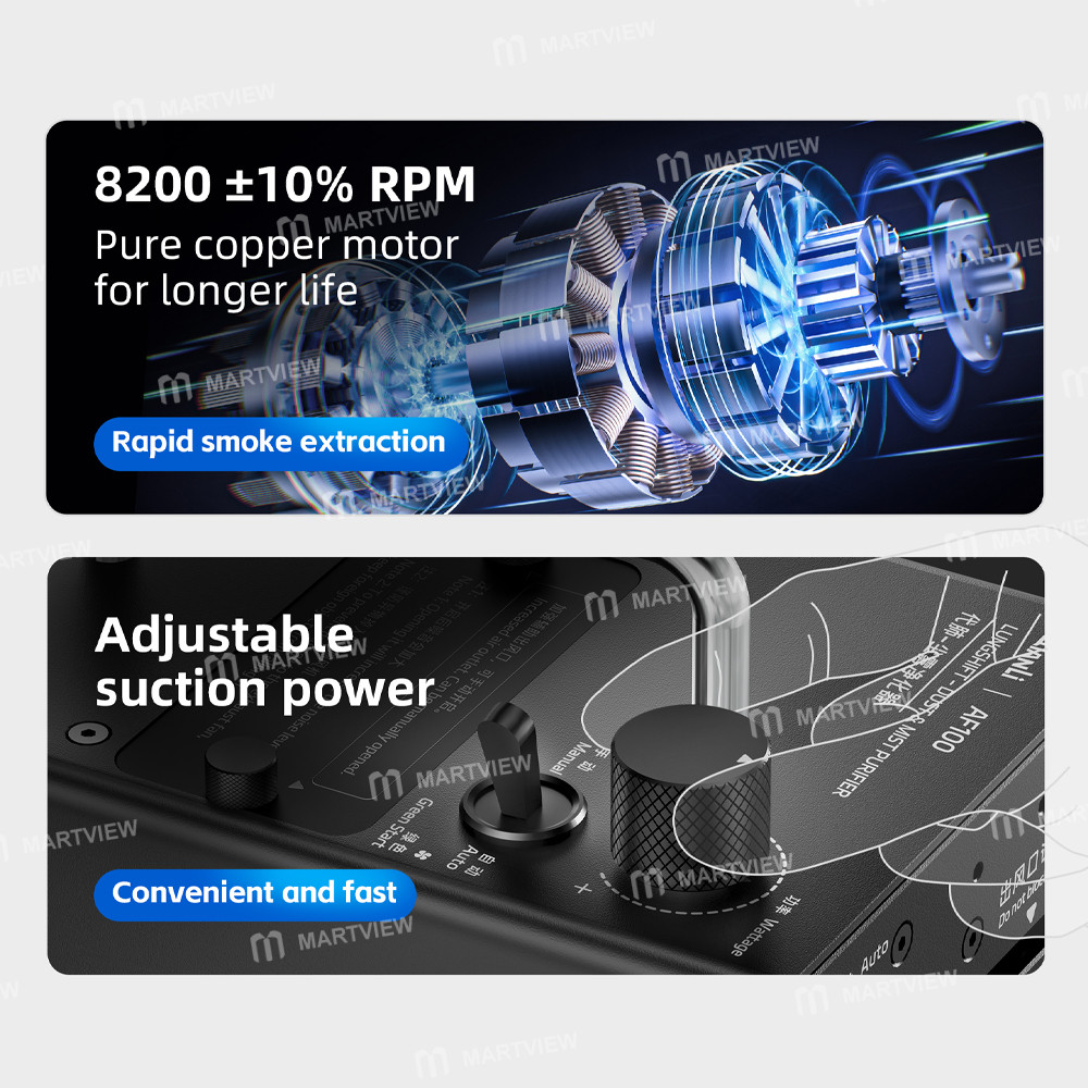 qianli af100-lung-replacement-manual-automatic-high-suction-dust-and-mist-purifier-for-pcb-repair-3