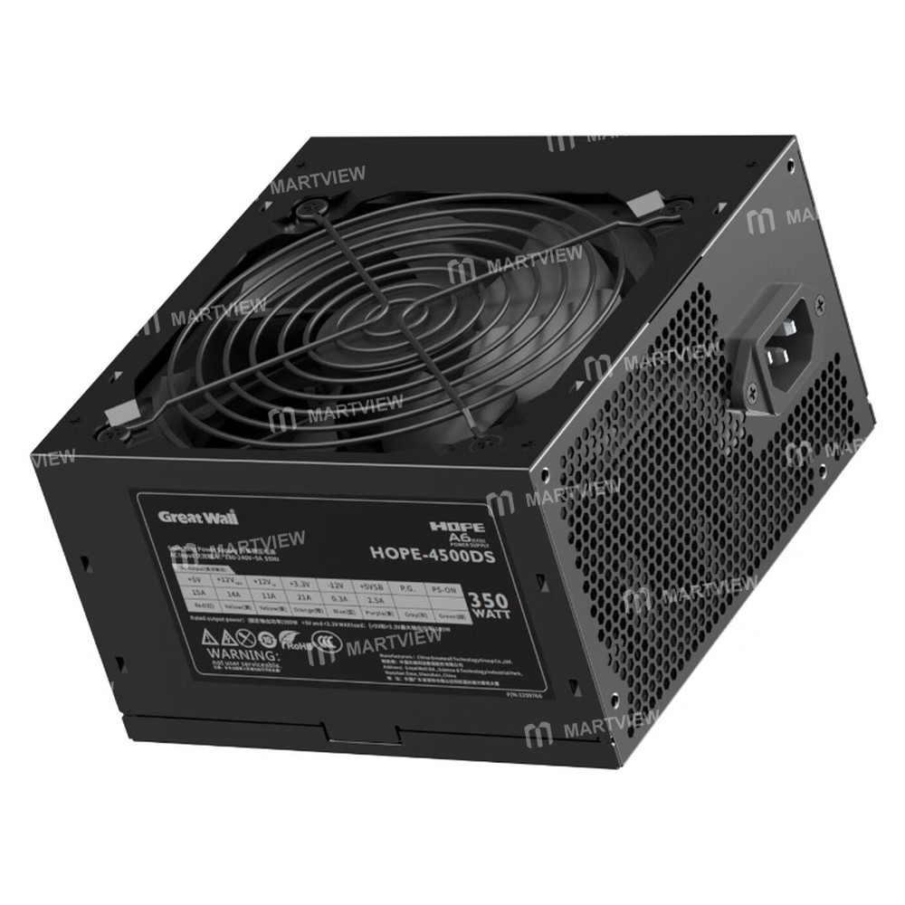 great wall-hope-4500ds-350w-rated-wide-voltage-computer-power-supply-with-temperature-controlled-fan