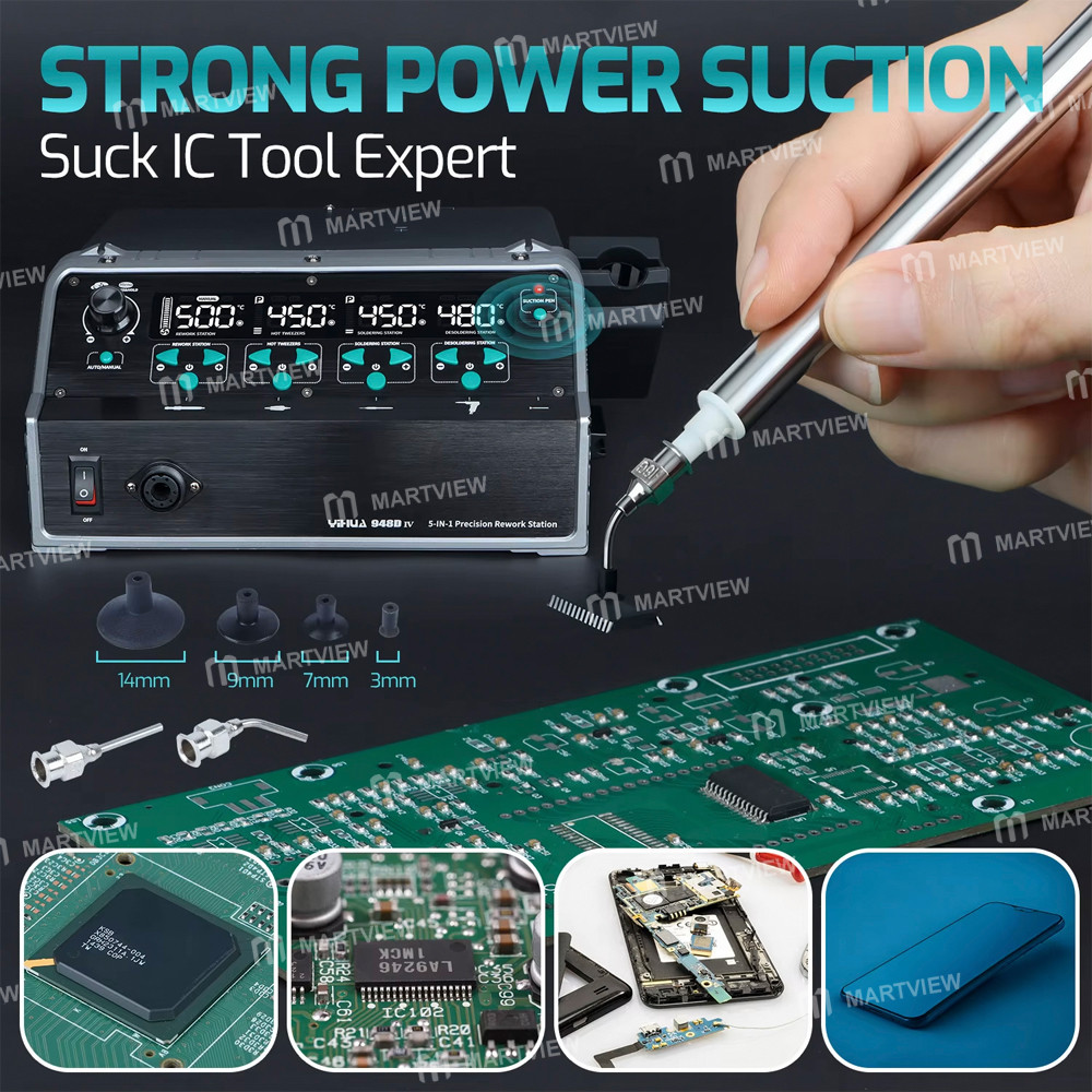 yihua 948d-v-5-in-1-micro-hot-air-gun-soldering-tweezers--soldering-iron--suction-tin-gun--suction-p