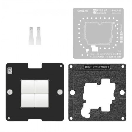 Amaoe SM926U Middle Layer BGA Reballing Stencil Platform Set for Samsung S24 Plus SM926U