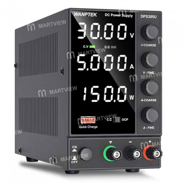 WANPTEK DPS305U 安定化電源　0〜30V 0〜5A wanptek-dps305u-30v-5a-4-