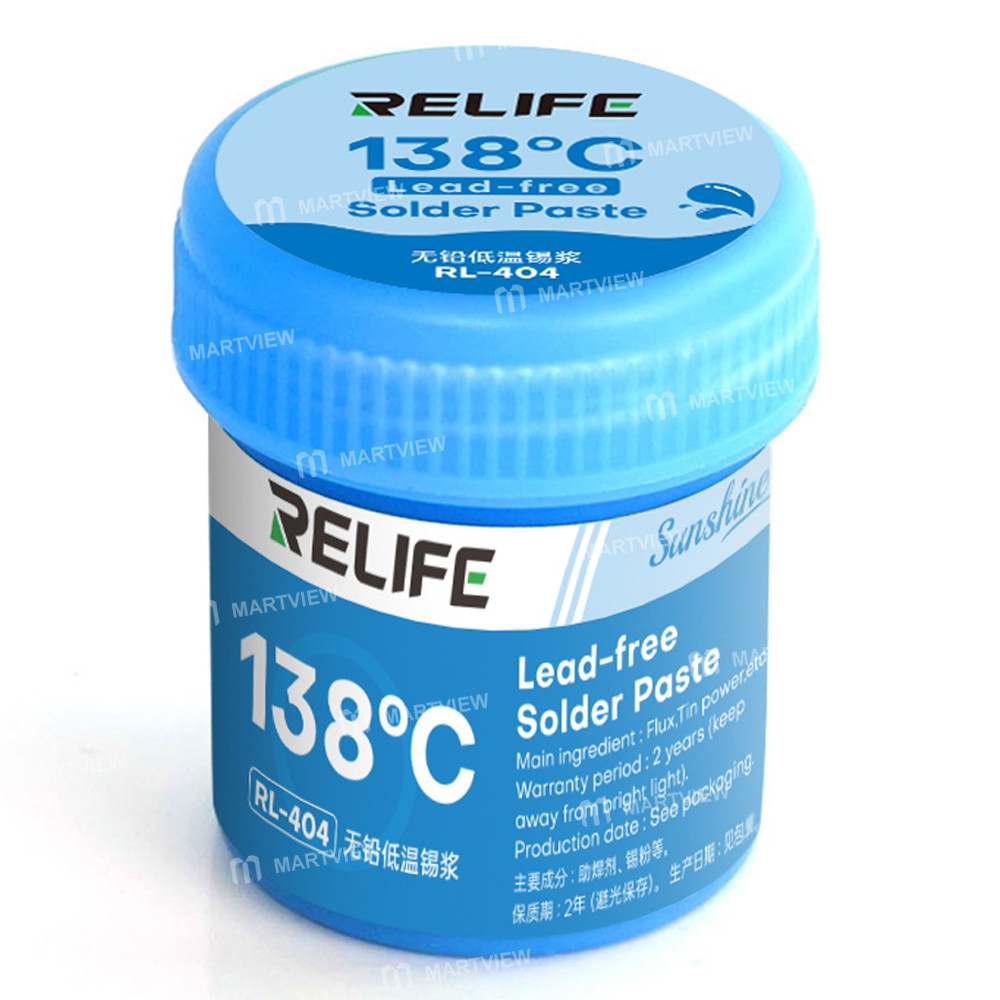 relife rl-404-40g-138c-low-temperature-melting-point-lead-free-tin-paste-for-mobile-phone-bga-repair