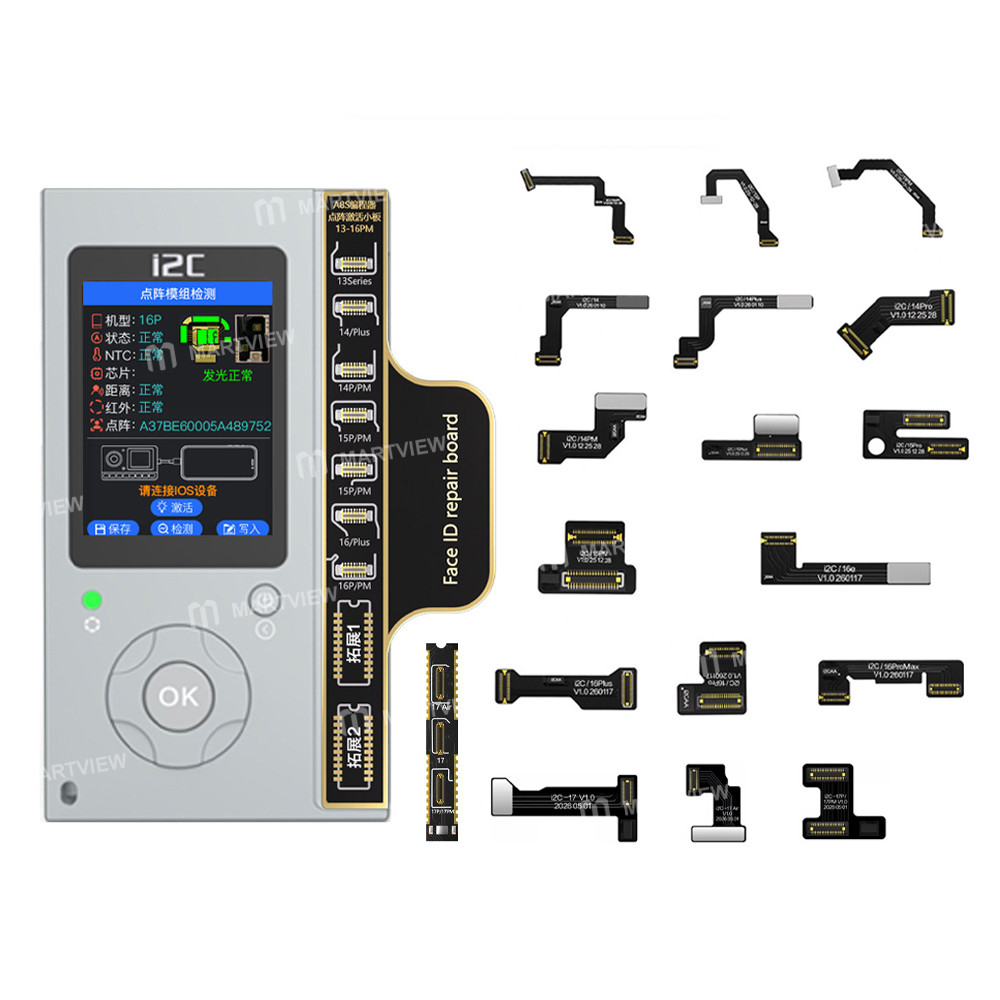 i2c a8s-programmer-dot-matrix-activation-read-write-module--repair-flex-cable-for-iphone-13-17-serie