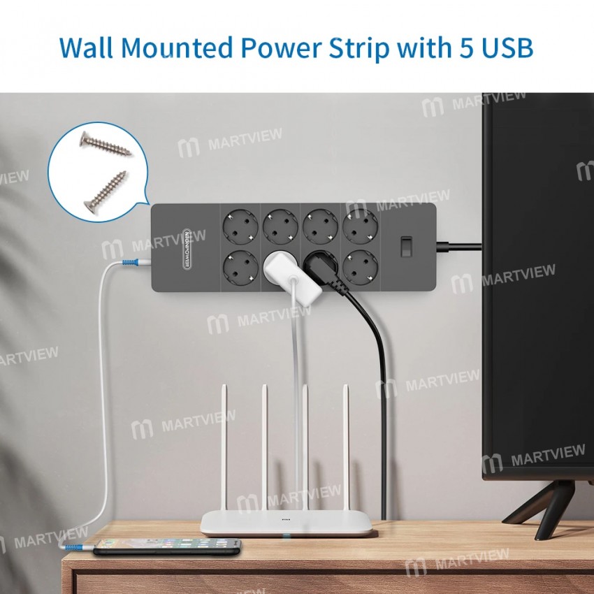 ntonpower hpc-8a5u-8-ac-outlets-surge-protector-power-strip-with-5-usb-ports-for-home-office-5