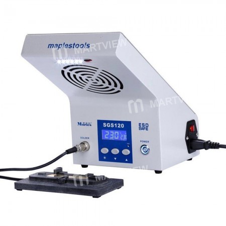 Maples SGS120X Desoldering Rework Station Solder Platform with Smoke Absorber for iPhone Motherboard CPU Chip A8 A9 A10 A11 Remove Welding