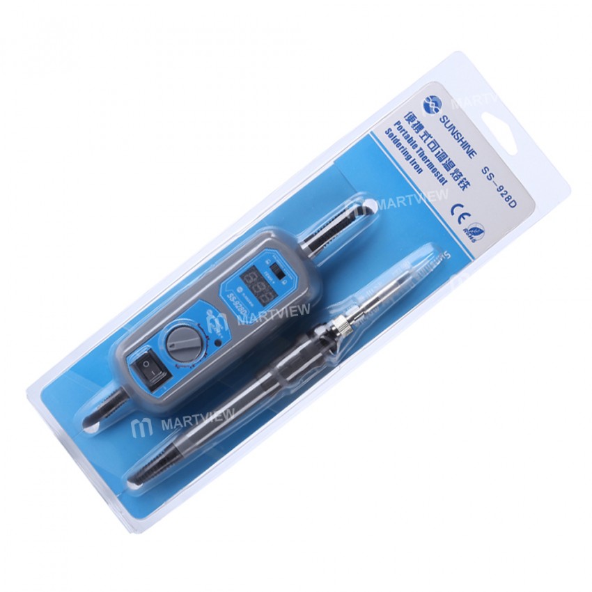 Sunshine SS-928D 65W Smart Thermostat Soldering Iron with LED Digital Display