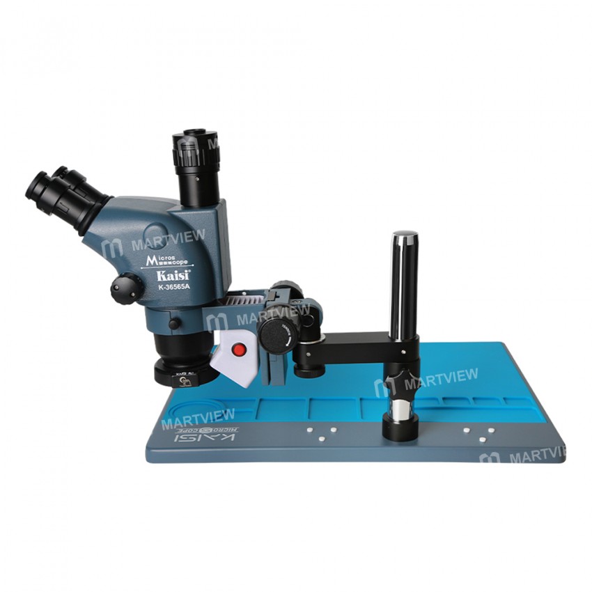 kaisi ks-36565mp-65-65x-synchronous-zoom-hd-trinocular-stereo-microscope-with-aluminum-alloy-base-9