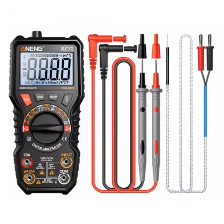 Aneng SZ11 Magnetic Wall-Mounted High-Precision Intelligent Multimeter with Capacitance Measurement