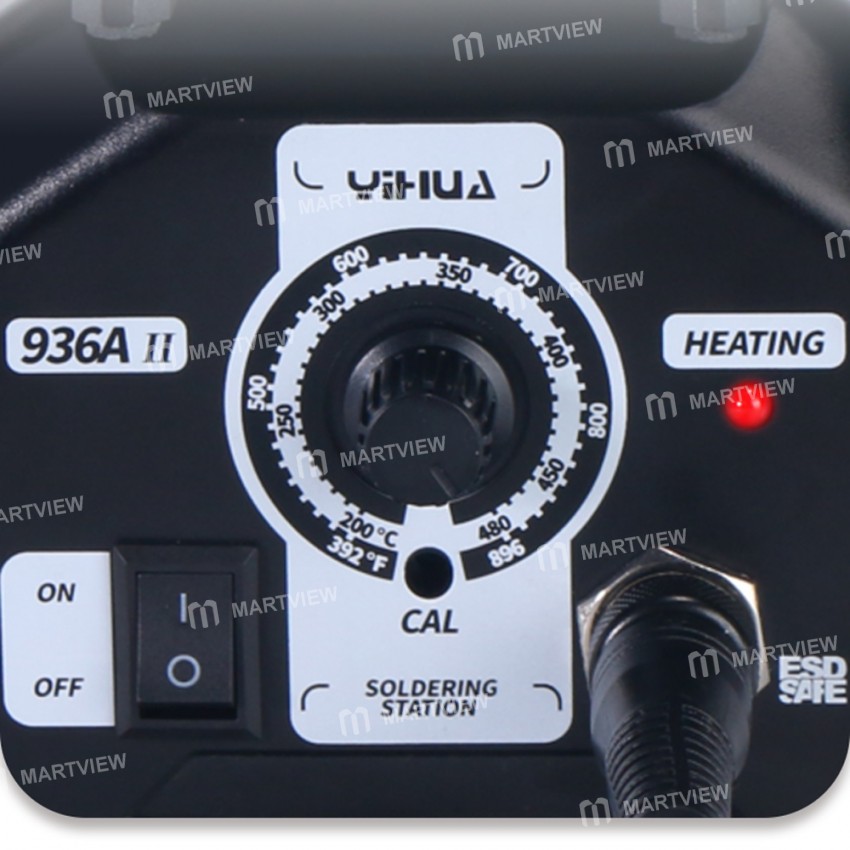 yihua 936a-ii-65w-adjustable-temperature-anti-static-lead-free-soldering-station-7