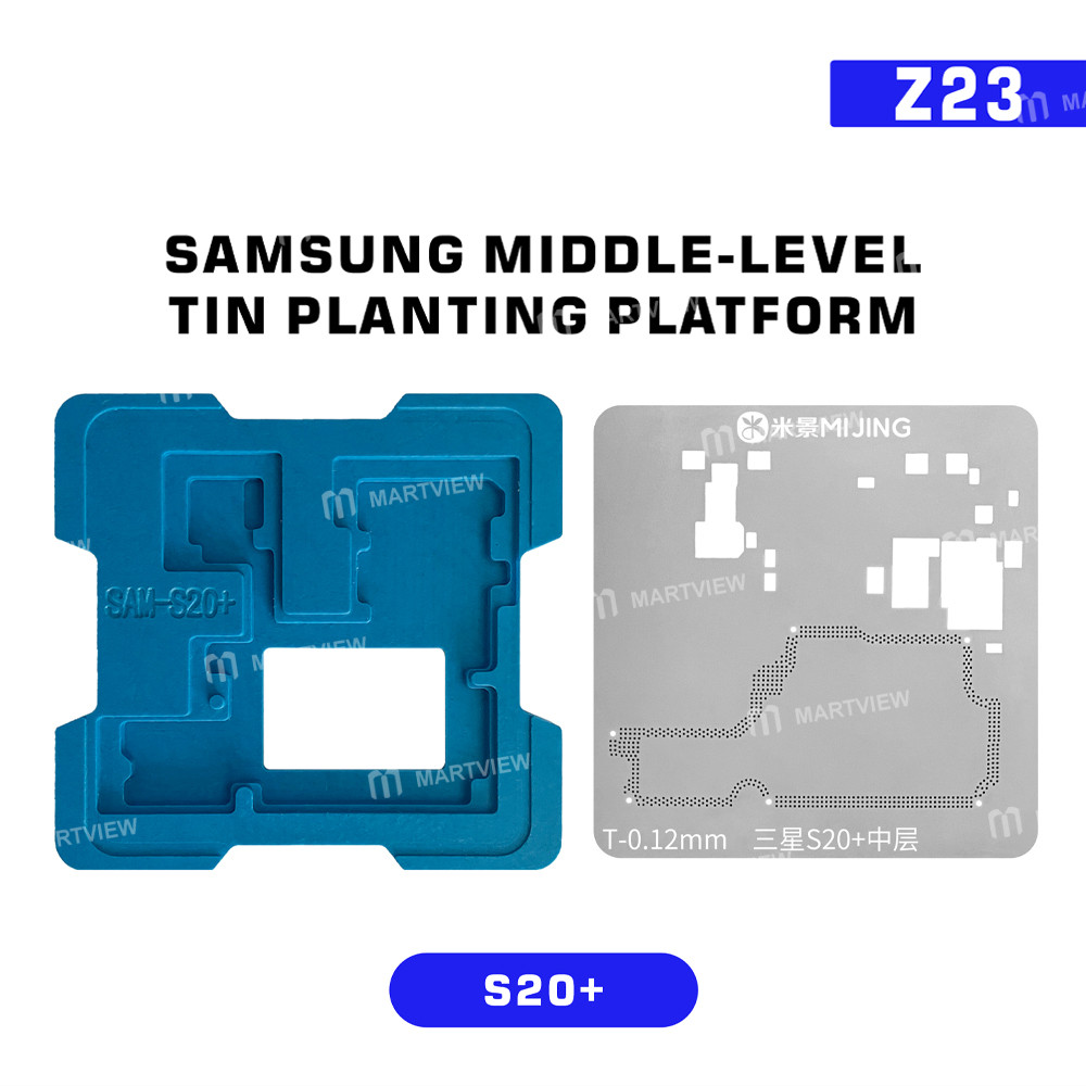 mijing z23-middle-level-tin-planting-bga-reballing-platform-set-for-samsung-galaxy-s20-to-s25-series
