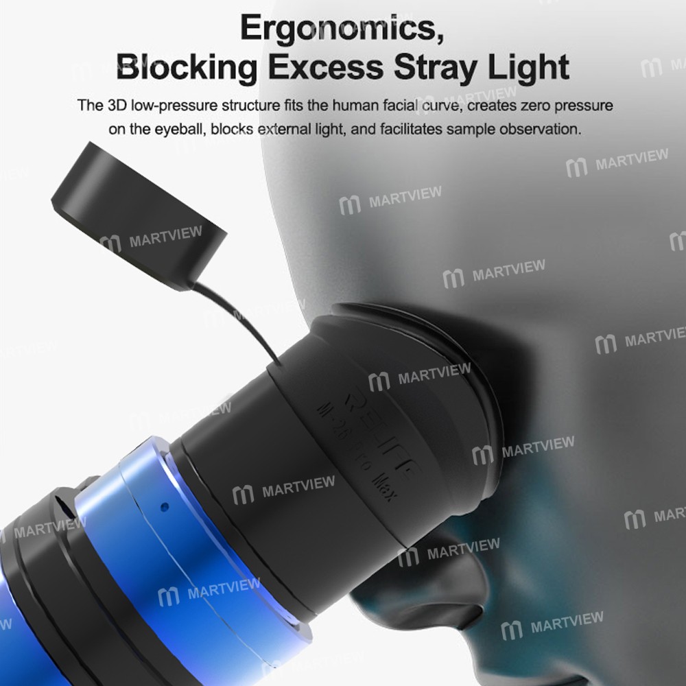 relife m-26-pro-max-dustproof-anti-light-leakage-soft-silicone-microscope-eyepiece-cover-9