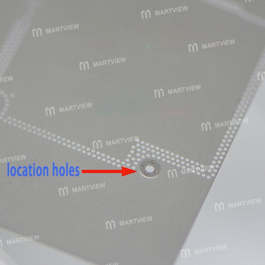 PCB Positioning Mold Steel Plate BGA Reballing Stencils with Separation knife for iPhone X