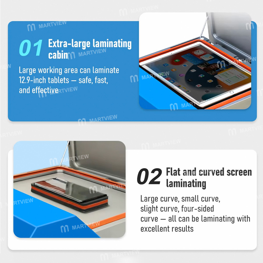 jcid al-05p-16-inch-3-in-1-laminating-defoaming--uv-curing-all-in-one-machine-for-edge--flat-screen-