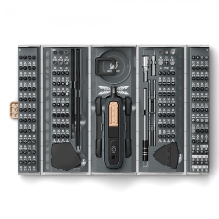 Jakemy JM-8192 186-in-1 CR-V Screwdriver Bit Precision High Playability Mini Toolbox Container