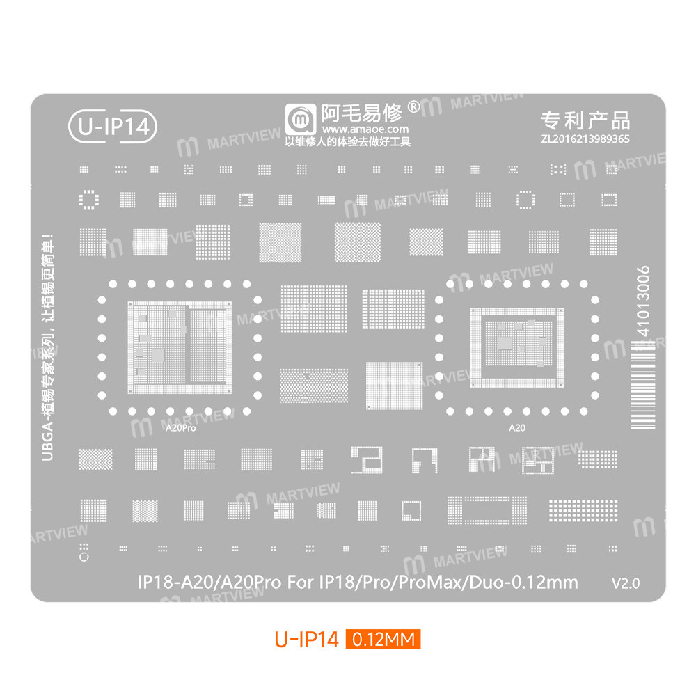 amaoe 10-in-1-iphone-series-cpu-comprehensive-bga-reballing-stencil-set-for-iphone-8-to-18pro-max-11