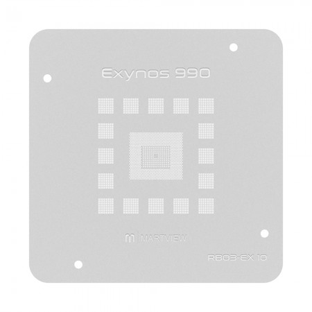 Martview RB03-EX10 CPU BGA Reballing Stencil for Samsung Exynos 990
