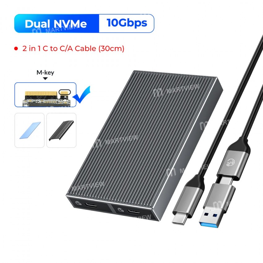 orico bm2c3-2sn-bm2c3-2n-usb-32-gen2-type-c-dual-sata-nvme-aluminum-m2-ssd-enclosure-3