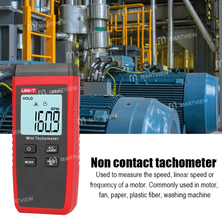 UNI-T UT373 Singal Trigger Laser High Precision Digital Non-contact Tachometer