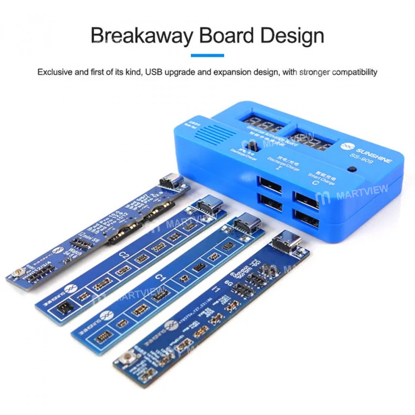 sunshine ss-909-v90-universal-battery-intelligent-activation-board-for-iphone-15-series-android-6