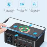 wlx 818dp-140w-8-port-pdqc30-multi-device-desktop-charger-with-wireless-charging-9