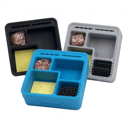 ​TE-716 Multifunctional High-Temperature Resistance Anti-Static Silica Gel Tin Dross Box