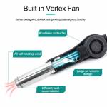 Quick 858D+ Hot Air Gun Soldering Station for Motherboard BGA SMD PCB IC Maintenance