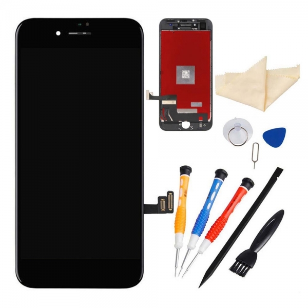 Replacement LCD Screen Touch Digitizer LCD Display For iPhone 8 With Opening Tools - Black