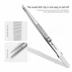 multi purpose-non-slip-stainless-steel-tweezers-with-clip-fastener-6