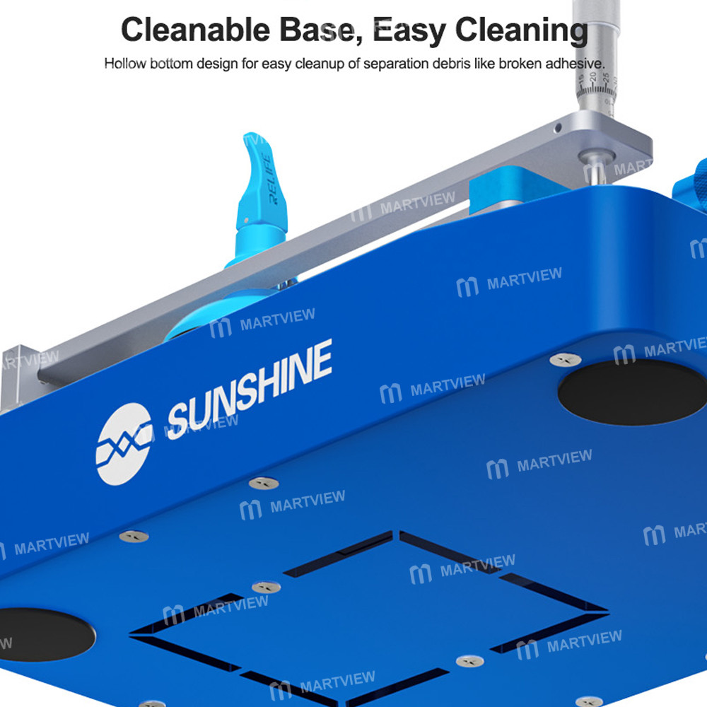 sunshine s-918f-pro-9-inch-strong-silent-noise-reducing-electronic-brake-lcd-screen-heating-separato