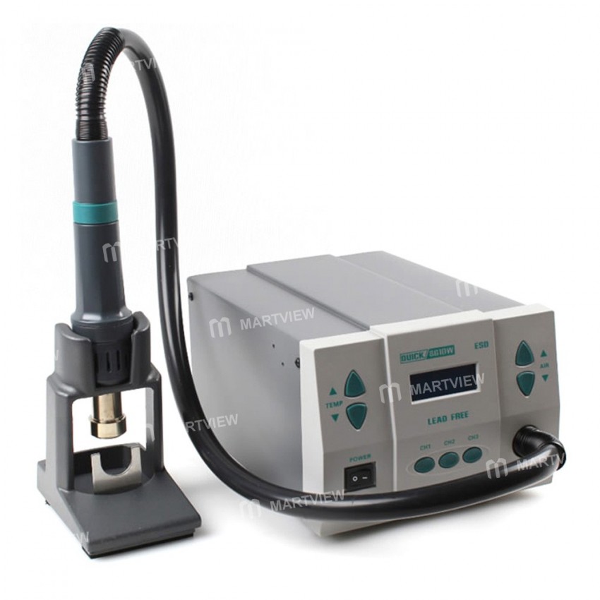 QUICK 861DW Blower Hot Air Rework Station 1000W 110V 220V Heat Gun Lead-free Soldering Station for F
