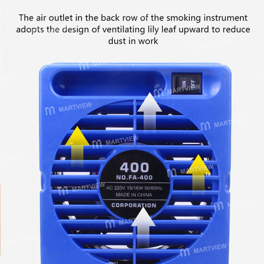 FA-400 ESD Fume Extractor Smoking Instrument with Filter