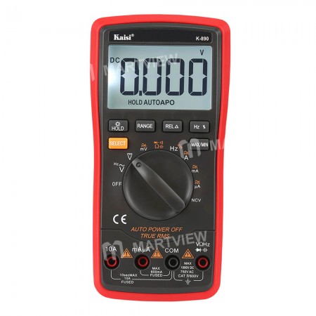 Kaisi K-890 3 5 / 6 High Precise Automatic Range NCV Digital Multimeter with Backlight