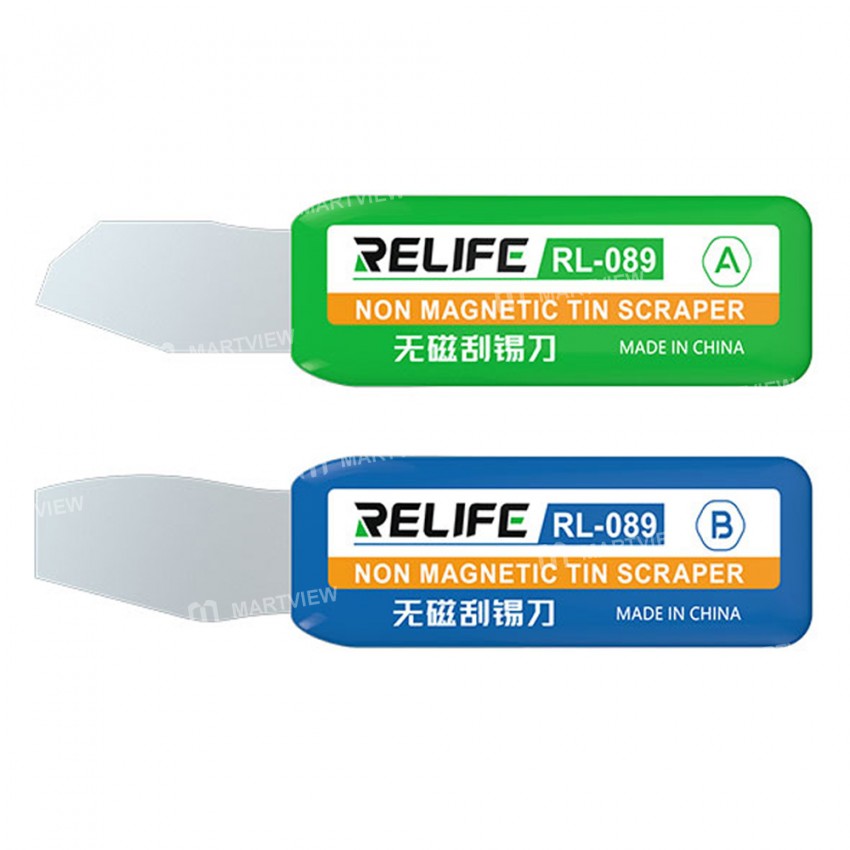 relife rl-089-multi-slope-non-magnetic-tin-scraper-set-for-motherboard-cpu-ic-14