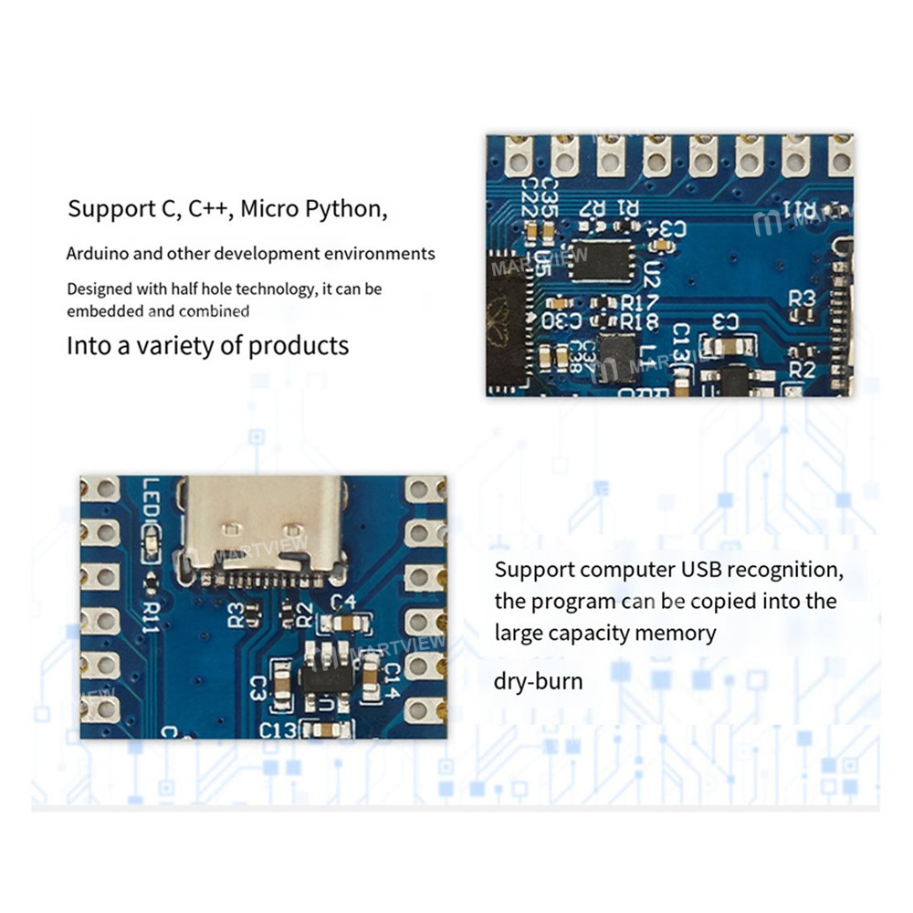 raspberry pi-pico-2-rp2350-mini-development-board-supports-c-c-micropython-arduino-4