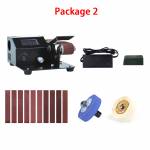795 Multifunctional Digital Display Small Household Belt Sander for Wood / Metal / Plastic Grinding