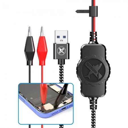 V007 Pro Battery Crocodile Clip with USB Port for iPhone 16 / 16 Plus Battery Adhesive Strap Removal