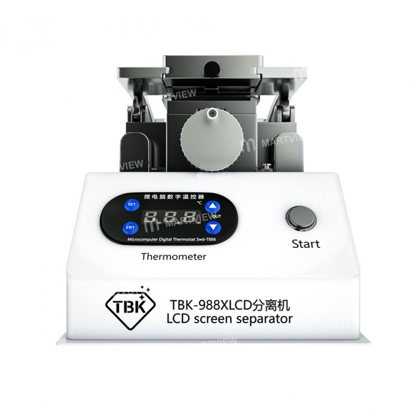 TBK-988X 7-inch LCD Glass Curved Screen Separate Machine