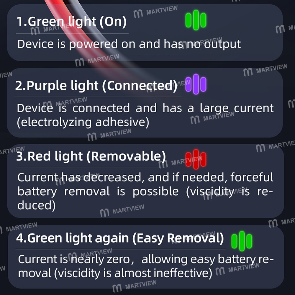 qianli ip66-battery-adhesive-quick-removing-cable-for-iphone-6