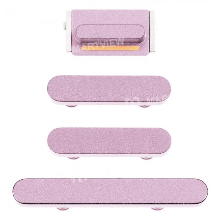 Replacement side bottom set for iPhone 13 13 mini pink