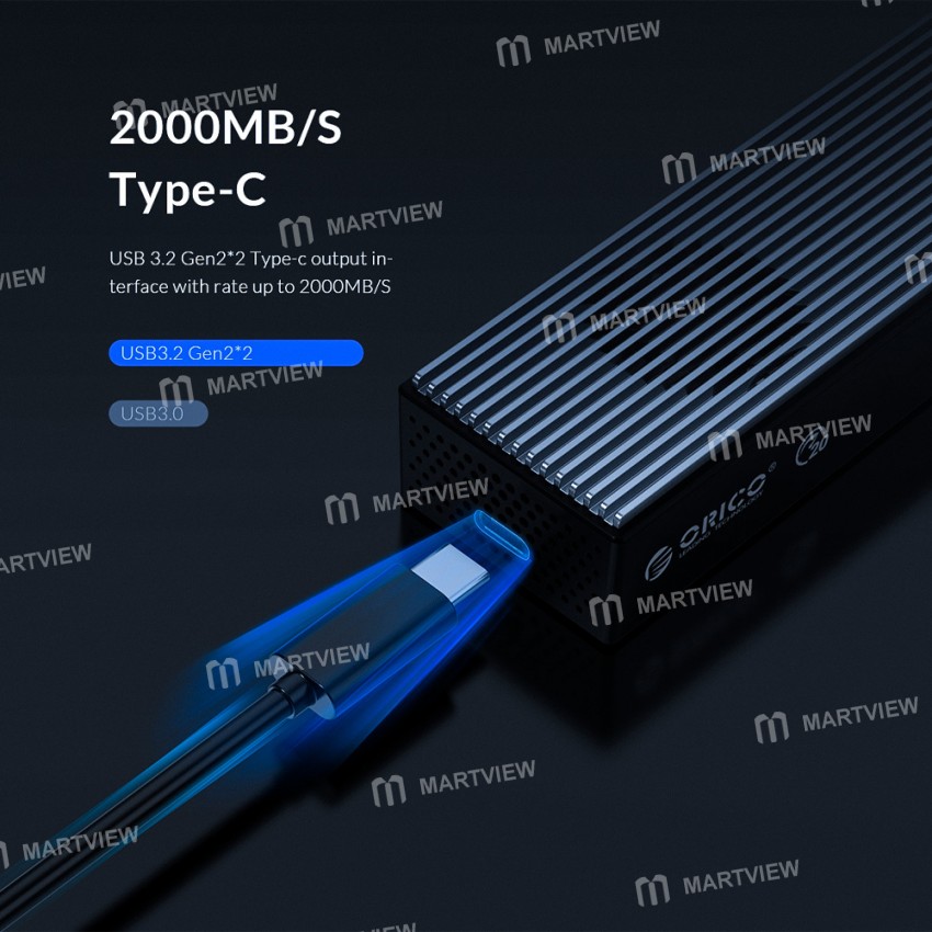 orico m2pvc3-type-c-20gbps-m2-nvme-ssd-enclosure-12