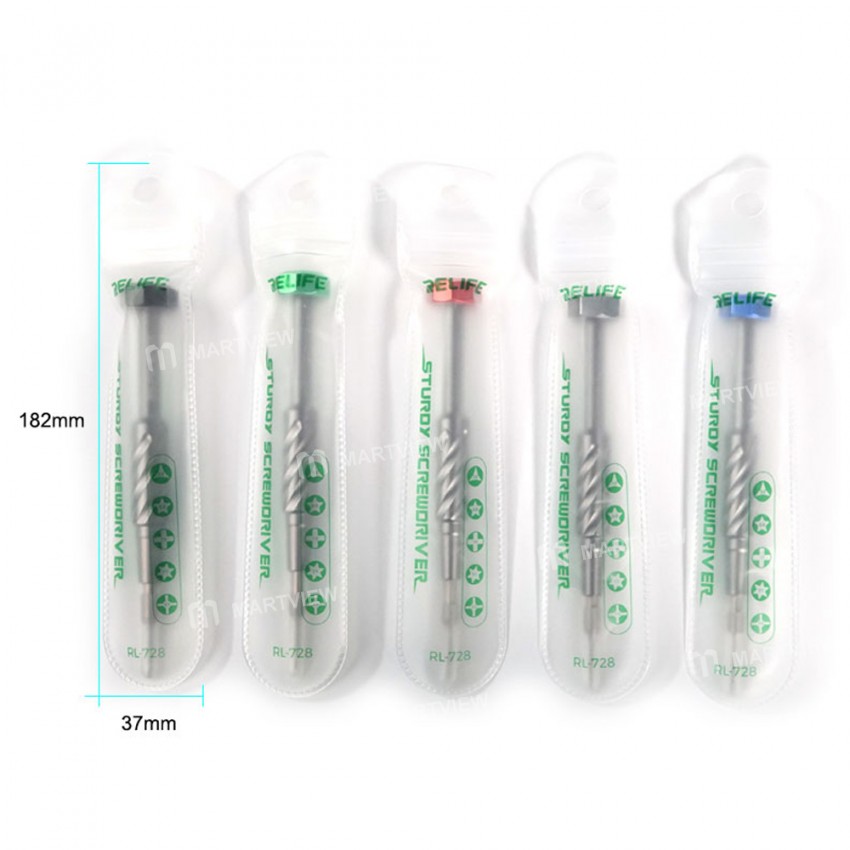 Relife RL-728 2D Strong Magnetic Extra Hard Anti-slip Screwdriver for Phone Repair