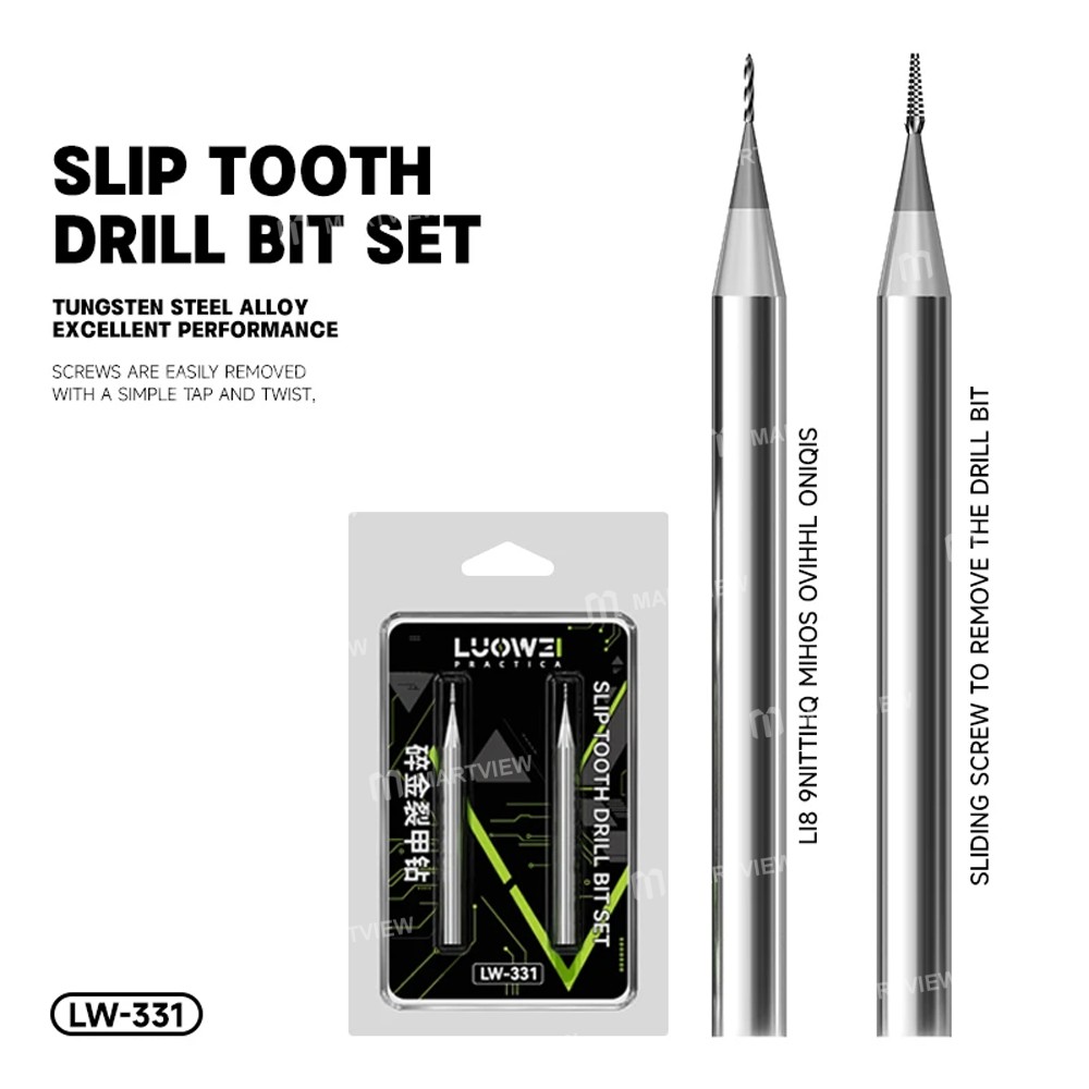 luowei lw-331-alloy-armor-piercing-slip-tooth-drill-bit-set-for-removing-stripped-thread-screws-3