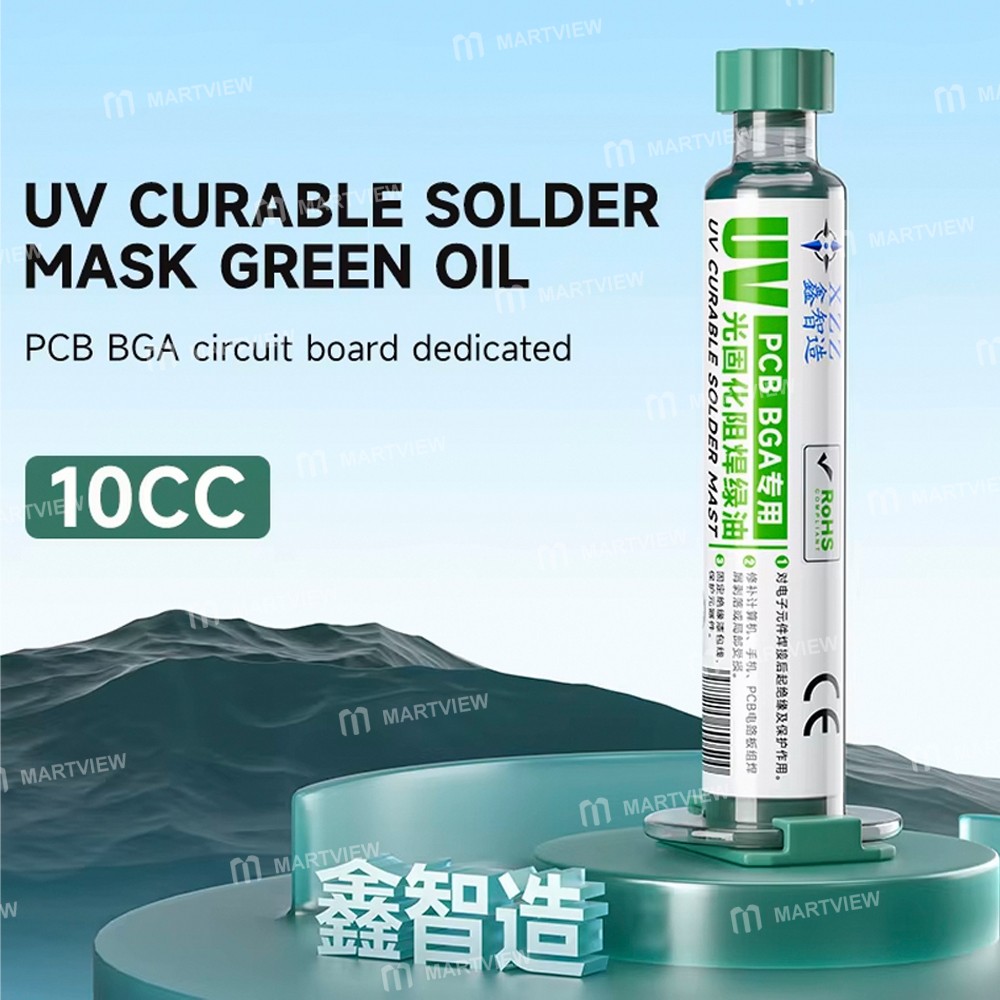 xzz 10cc-uv-curable-solder-mask-green-oil-for-pcb-bga-circuit-board-dedicated-2