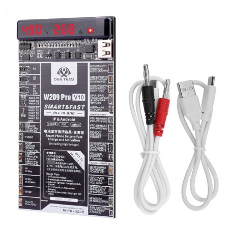 OSS W209 Pro V10 Battery Fast Charge and Activation Board for iPhone 6-16PM / Apple Watch / Android