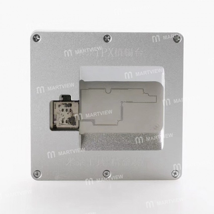 MiJing 2 in1 BGA Reballing Stencil Platform Jig Fixture Motherboard Fixure for iPhone X