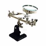 168Z Magnifying Glass with 2 Auxiliary Clip Magnifier for Mobile Phone Repair Tool