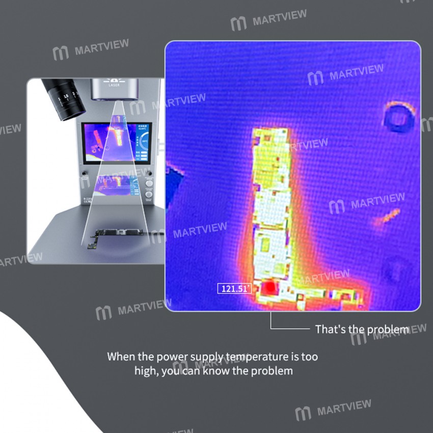 TBK R-2201 Infrared Three-hole Laser Disassembly Welding Machine with HD Camera Display